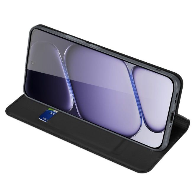 Dux Ducis - OnePlus Nord 6 Hülle - Handy Bookcover - Skin Pro Series - schwarz