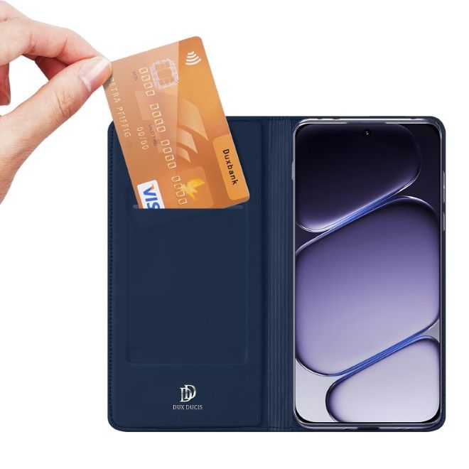 Dux Ducis - OnePlus Nord 6 Hülle - Handy Bookcover - Skin Pro Series - blau