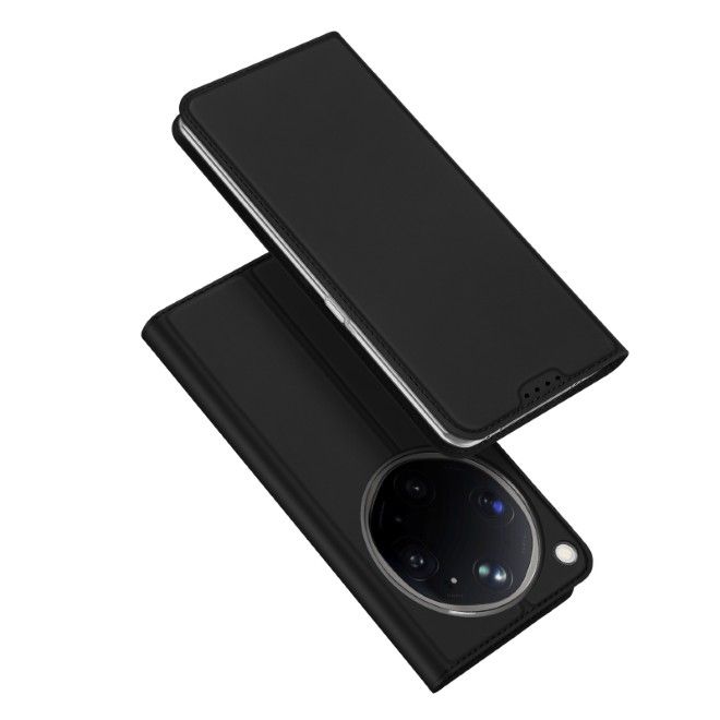 Dux Ducis - Oppo Find X9 Ultra Hülle - Handy Bookcover - Skin Pro Series - schwarz
