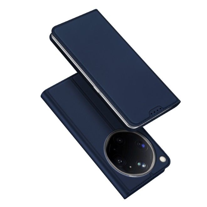Dux Ducis - Oppo Find X9 Ultra Hülle - Handy Bookcover - Skin Pro Series - blau