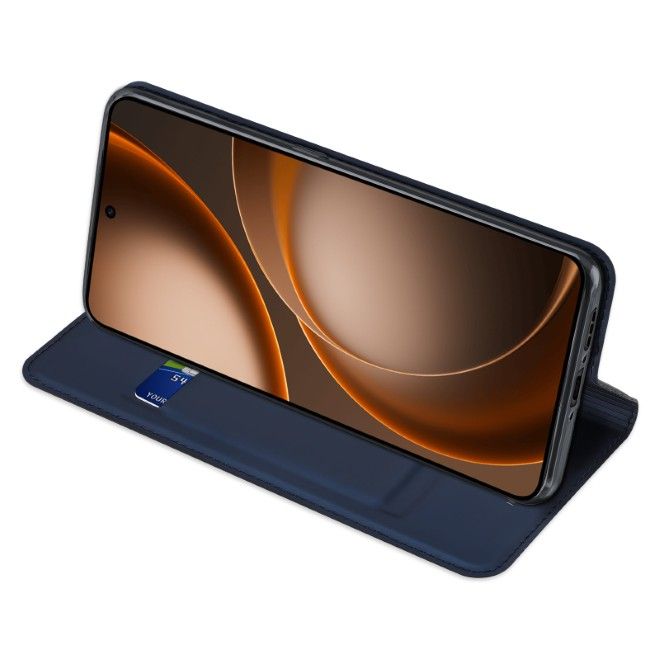 Dux Ducis - Oppo Find X9 Ultra Hülle - Handy Bookcover - Skin Pro Series - blau