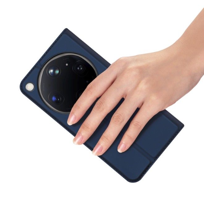 Dux Ducis - Oppo Find X9 Ultra Hülle - Handy Bookcover - Skin Pro Series - blau