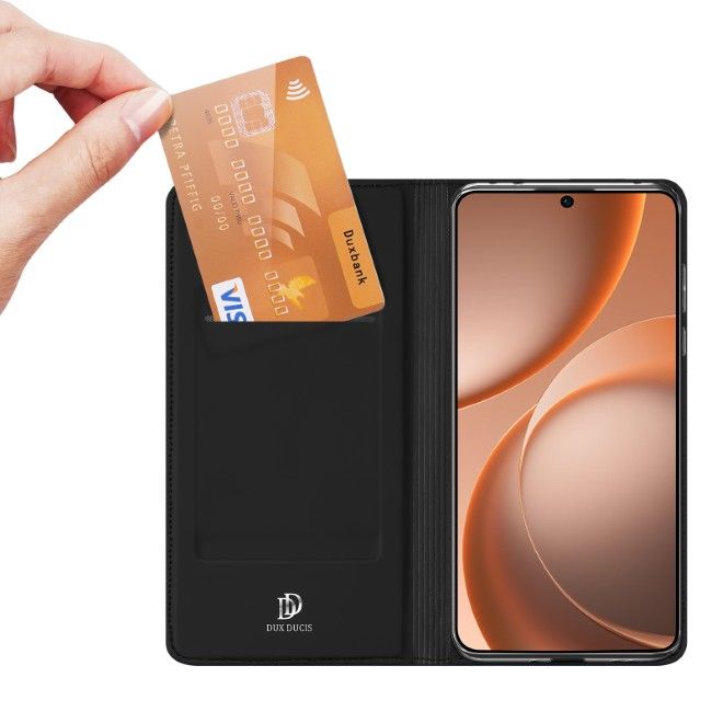 Dux Ducis - Oppo Find X9 / X9s Hülle - Handy Bookcover - Skin Pro Series - schwarz