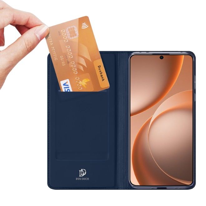 Dux Ducis - Oppo Find X9 / X9s Hülle - Handy Bookcover - Skin Pro Series - blau