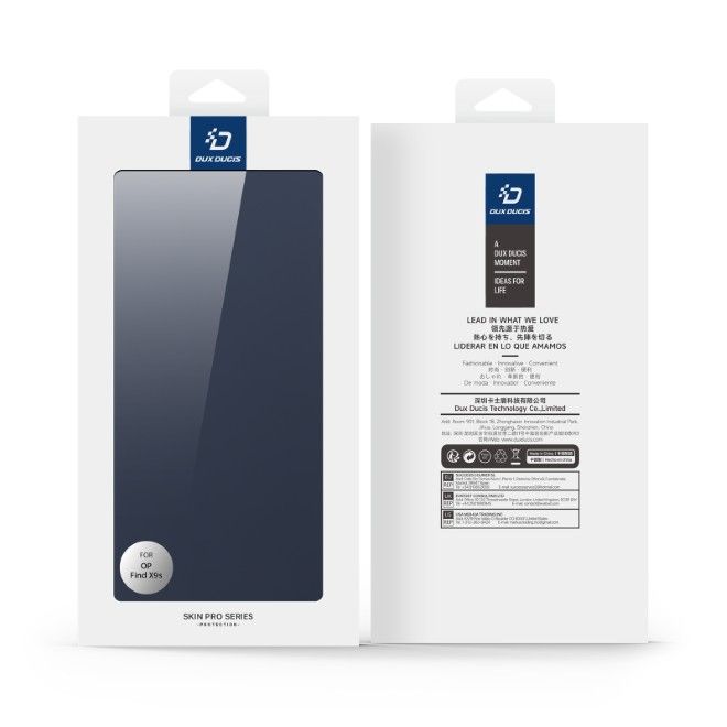 Dux Ducis - Oppo Find X9 / X9s Hülle - Handy Bookcover - Skin Pro Series - blau