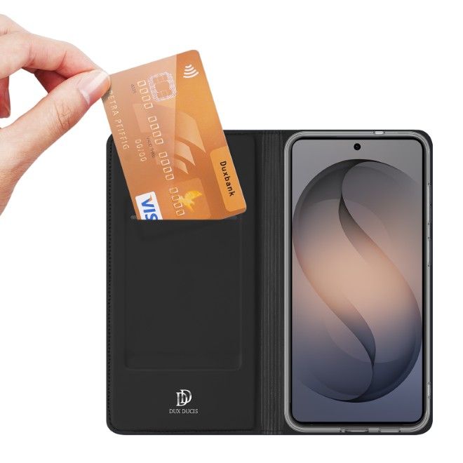 Dux Ducis - Samsung Galaxy S26 FE Hülle - Handy Bookcover - Skin Pro Series - schwarz