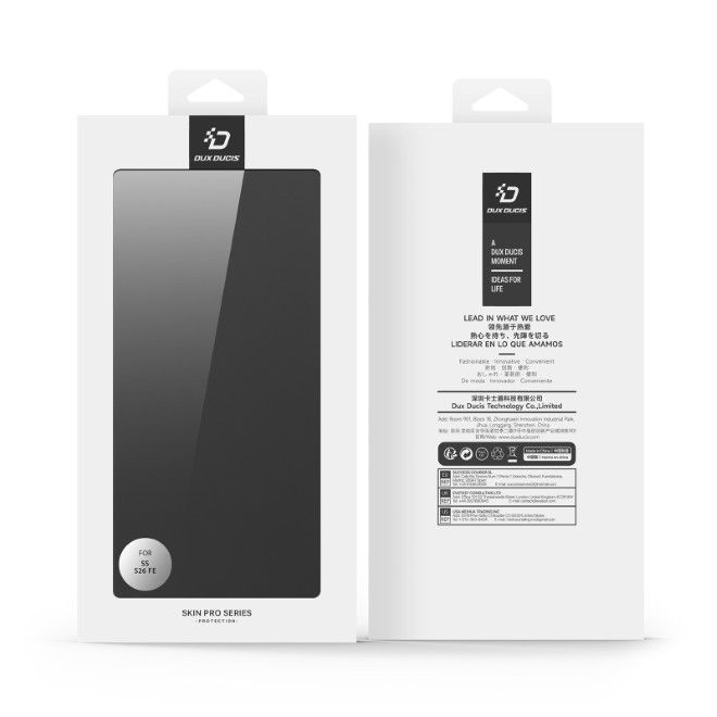 Dux Ducis - Samsung Galaxy S26 FE Hülle - Handy Bookcover - Skin Pro Series - schwarz