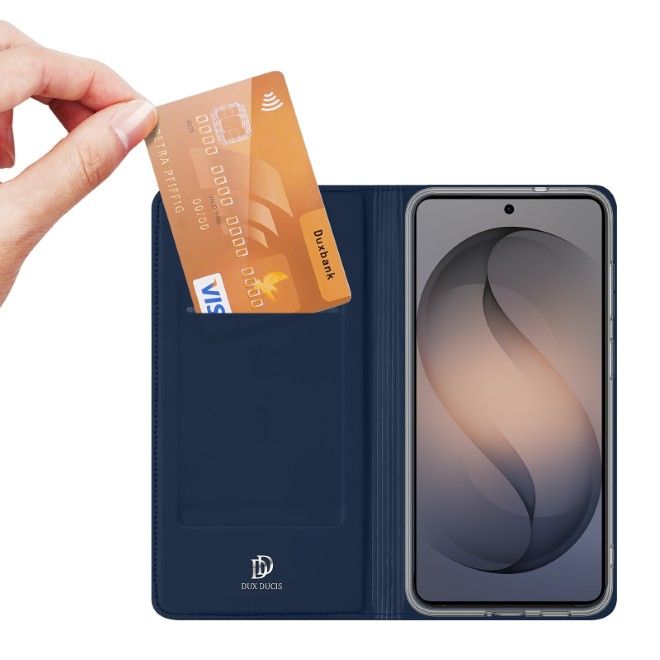 Dux Ducis - Samsung Galaxy S26 FE Hülle - Handy Bookcover - Skin Pro Series - blau