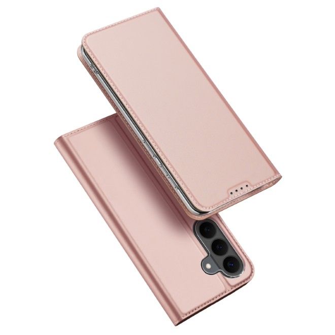 Dux Ducis - Samsung Galaxy S26 FE Hülle - Handy Bookcover - Skin Pro Series - rosa