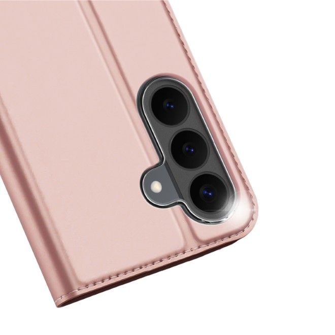 Dux Ducis - Samsung Galaxy S26 FE Hülle - Handy Bookcover - Skin Pro Series - rosa