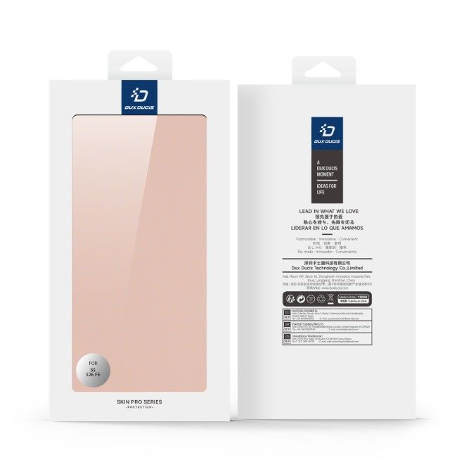 Dux Ducis - Samsung Galaxy S26 FE Hülle - Handy Bookcover - Skin Pro Series - rosa