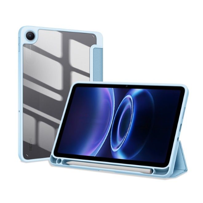 Dux Ducis - Xiaomi Redmi Pad 2 9.7 / Poco Pad C1 Hülle - Leder Bookcover - Toby Series - blau