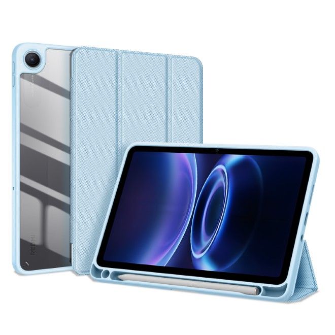 Dux Ducis - Xiaomi Redmi Pad 2 9.7 / Poco Pad C1 Hülle - Leder Bookcover - Toby Series - blau