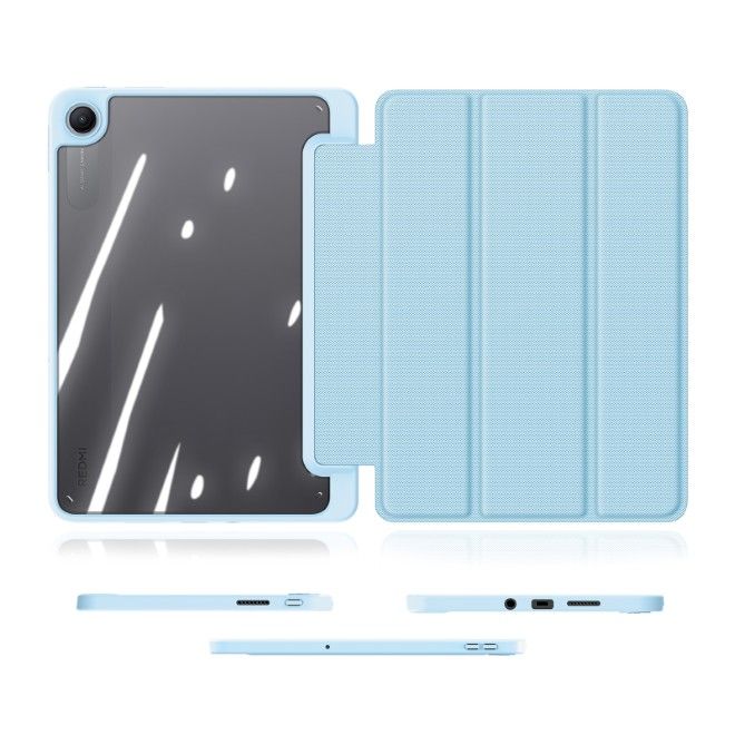 Dux Ducis - Xiaomi Redmi Pad 2 9.7 / Poco Pad C1 Hülle - Leder Bookcover - Toby Series - blau