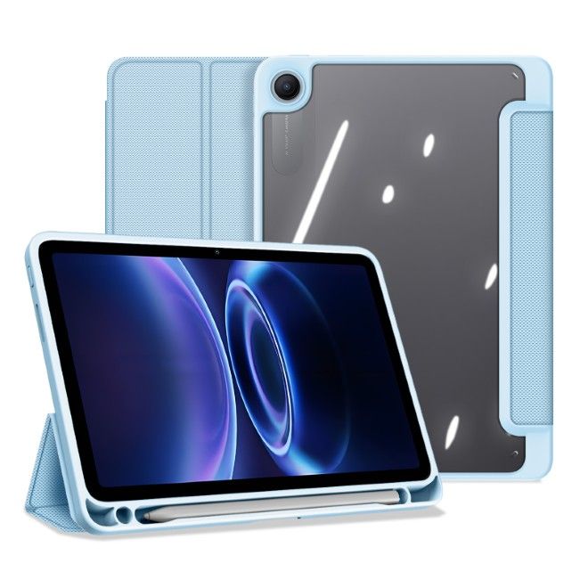 Dux Ducis - Xiaomi Redmi Pad 2 9.7 / Poco Pad C1 Hülle - Leder Bookcover - Toby Series - blau