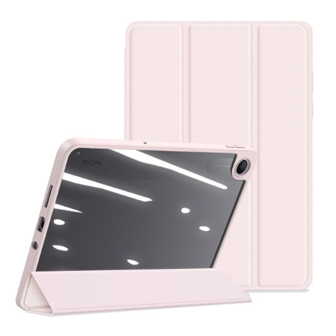 Dux Ducis - Xiaomi Redmi Pad 2 9.7 / Poco Pad C1 Hülle - Leder Bookcover - Toby Series - pink