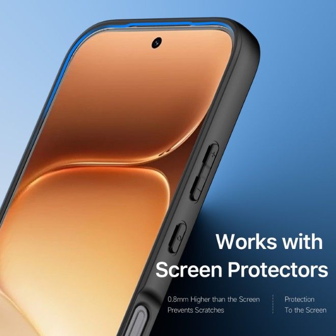 Dux Ducis - Honor 600 / 600 Pro Hülle - Hardcase - Aimo Series - schwarz