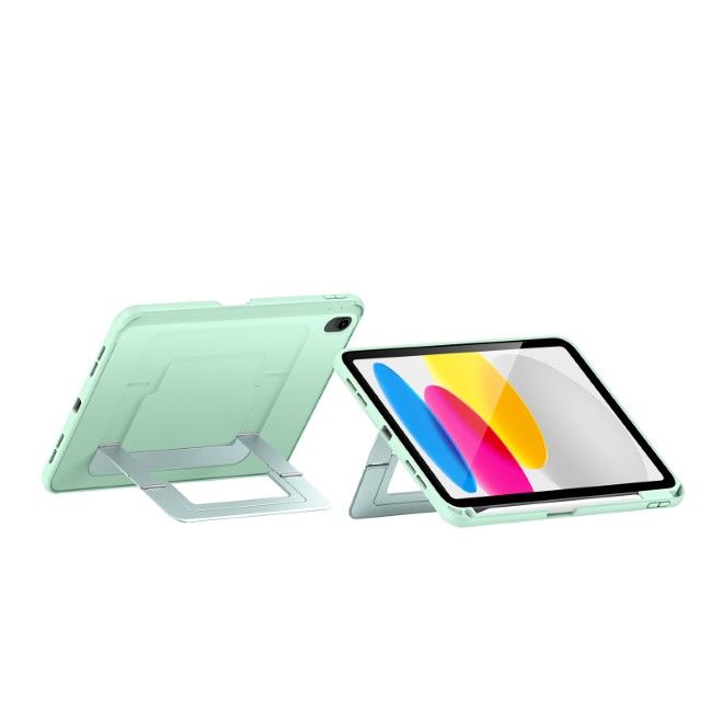 Dux Ducis - iPad 2025 (11. Gen) / iPad 2022 (10. Gen) Hülle - PC Hardcase mit Standfunktion - Axis Series - grün