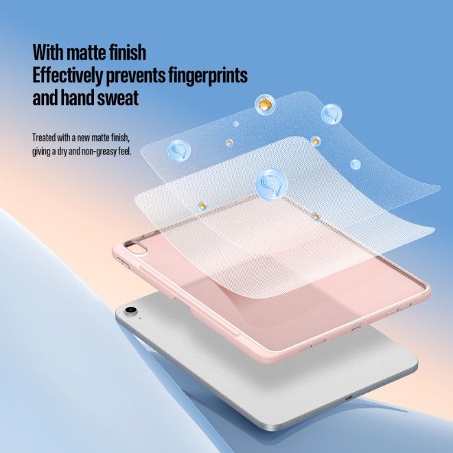 Dux Ducis - iPad 2025 (11. Gen) / iPad 2022 (10. Gen) Hülle - PC Hardcase mit Standfunktion - Axis Series - pink