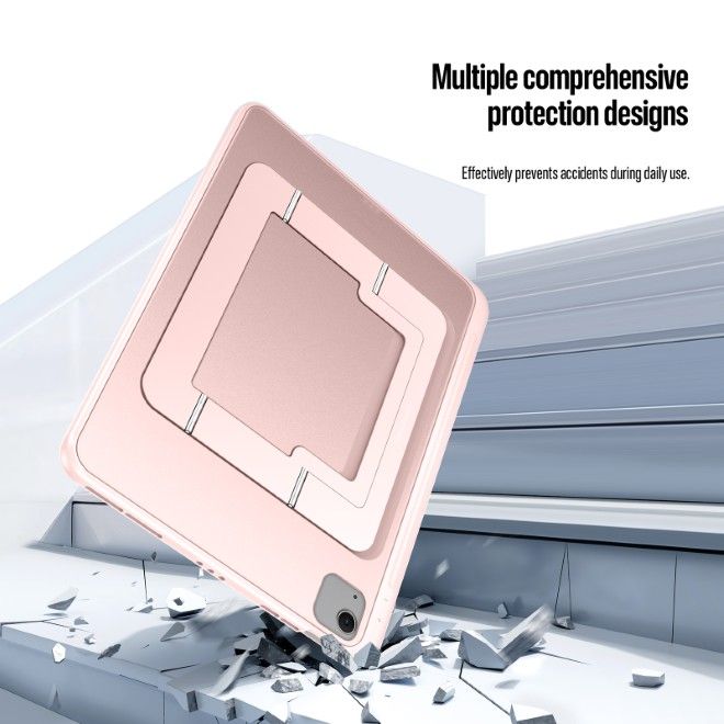 Dux Ducis - iPad Air 11 (2026/2025/2024/2022/2020) / iPad Pro 11 (2022/2021/2020) Hülle - PC Hardcase mit Standfunktion - Axis Series - pink