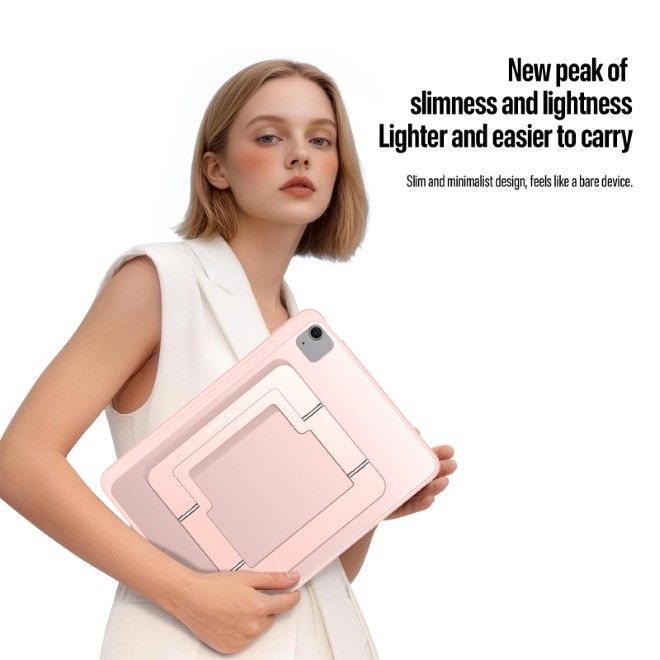 Dux Ducis - iPad Air 11 (2026/2025/2024/2022/2020) / iPad Pro 11 (2022/2021/2020) Hülle - PC Hardcase mit Standfunktion - Axis Series - pink