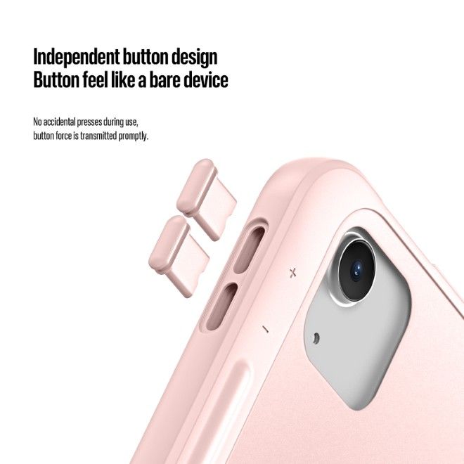 Dux Ducis - iPad Air 11 (2026/2025/2024/2022/2020) / iPad Pro 11 (2022/2021/2020) Hülle - PC Hardcase mit Standfunktion - Axis Series - pink