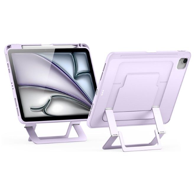 Dux Ducis - iPad Air 11 (2026/2025/2024/2022/2020) / iPad Pro 11 (2022/2021/2020) Hülle - PC Hardcase mit Standfunktion - Axis Series - purpur