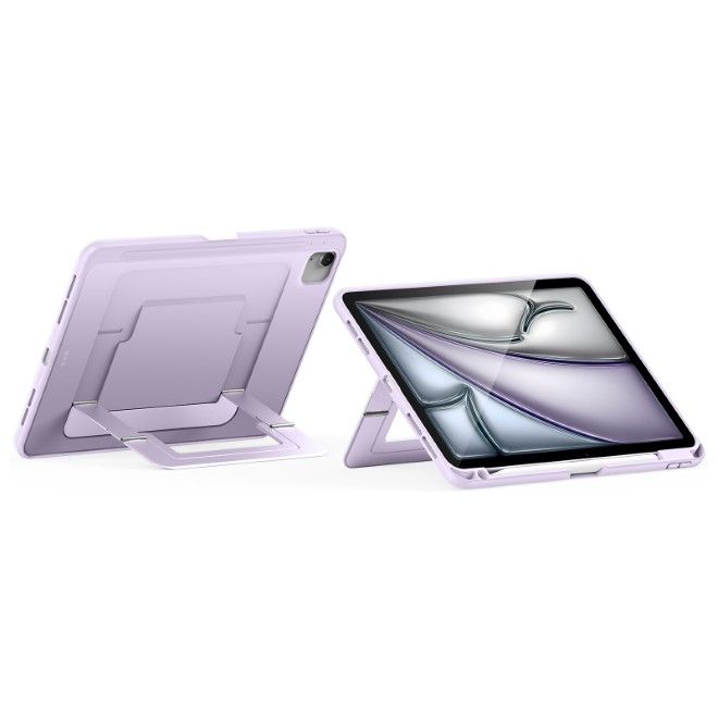 Dux Ducis - iPad Air 11 (2026/2025/2024/2022/2020) / iPad Pro 11 (2022/2021/2020) Hülle - PC Hardcase mit Standfunktion - Axis Series - purpur