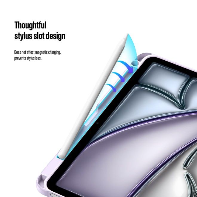 Dux Ducis - iPad Air 11 (2026/2025/2024/2022/2020) / iPad Pro 11 (2022/2021/2020) Hülle - PC Hardcase mit Standfunktion - Axis Series - purpur