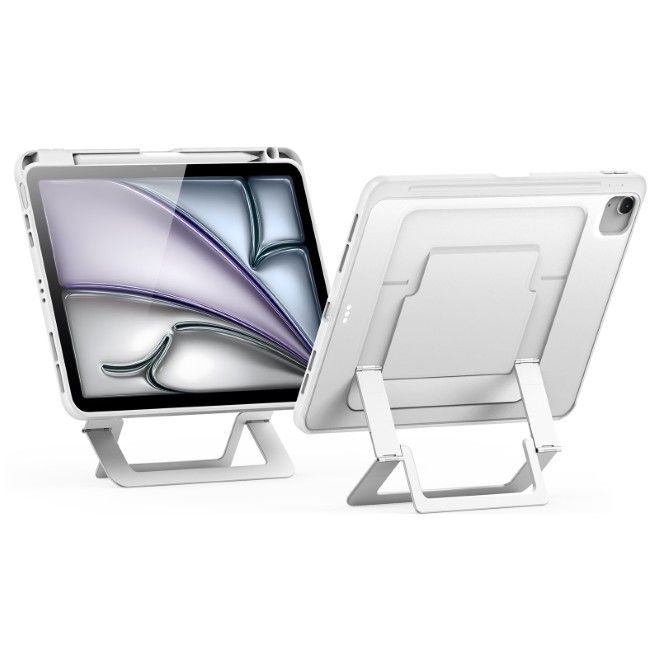 Dux Ducis - iPad Air 11 (2026/2025/2024/2022/2020) / iPad Pro 11 (2022/2021/2020) Hülle - PC Hardcase mit Standfunktion - Axis Series - weiss