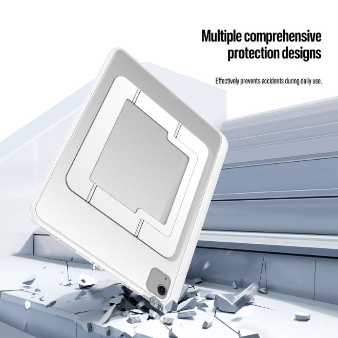 Dux Ducis - iPad Air 11 (2026/2025/2024/2022/2020) / iPad Pro 11 (2022/2021/2020) Hülle - PC Hardcase mit Standfunktion - Axis Series - weiss