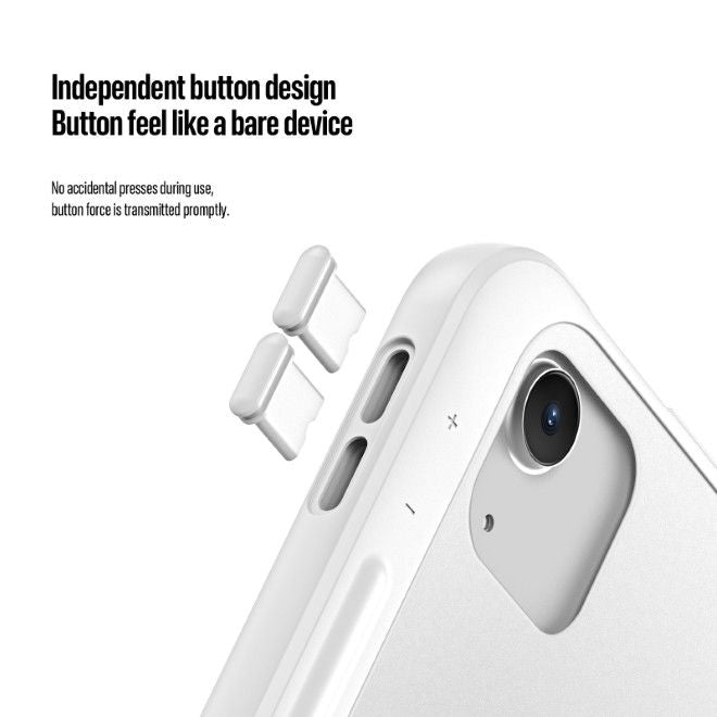 Dux Ducis - iPad Air 11 (2026/2025/2024/2022/2020) / iPad Pro 11 (2022/2021/2020) Hülle - PC Hardcase mit Standfunktion - Axis Series - weiss
