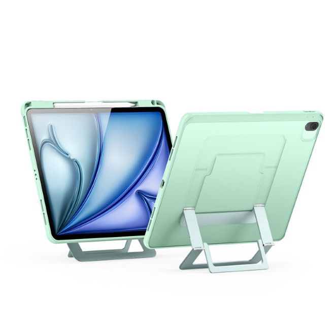 Dux Ducis - iPad Air 13 (2026/2025/2024) Hülle - PC Hardcase mit Standfunktion - Axis Series - grün