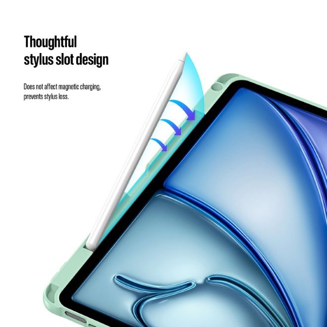 Dux Ducis - iPad Air 13 (2026/2025/2024) Hülle - PC Hardcase mit Standfunktion - Axis Series - grün