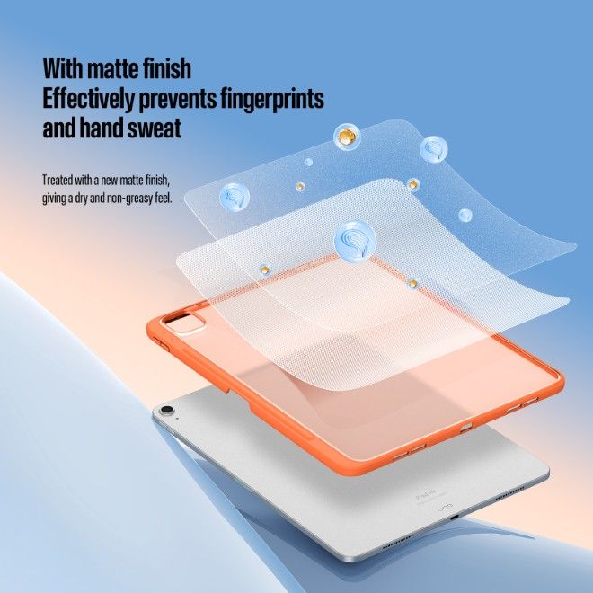 Dux Ducis - iPad Air 13 (2026/2025/2024) Hülle - PC Hardcase mit Standfunktion - Axis Series - orange