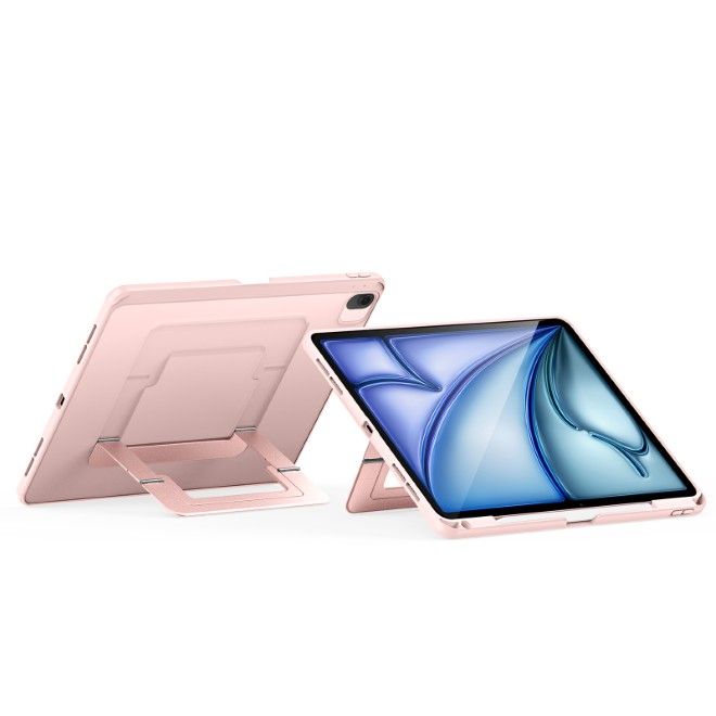 Dux Ducis - iPad Air 13 (2026/2025/2024) Hülle - PC Hardcase mit Standfunktion - Axis Series - pink