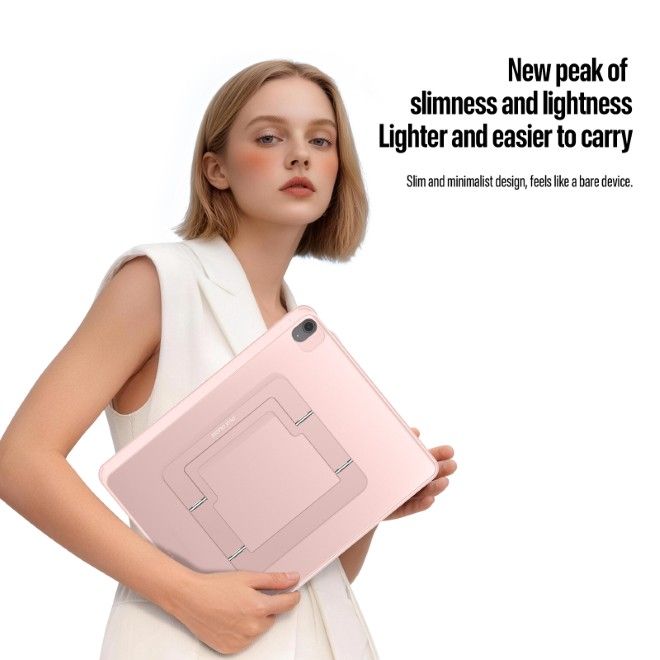 Dux Ducis - iPad Air 13 (2026/2025/2024) Hülle - PC Hardcase mit Standfunktion - Axis Series - pink