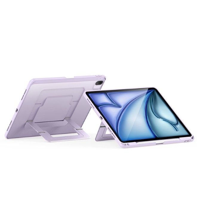 Dux Ducis - iPad Air 13 (2026/2025/2024) Hülle - PC Hardcase mit Standfunktion - Axis Series - purpur