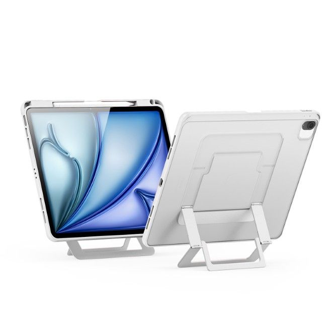 Dux Ducis - iPad Air 13 (2026/2025/2024) Hülle - PC Hardcase mit Standfunktion - Axis Series - weiss