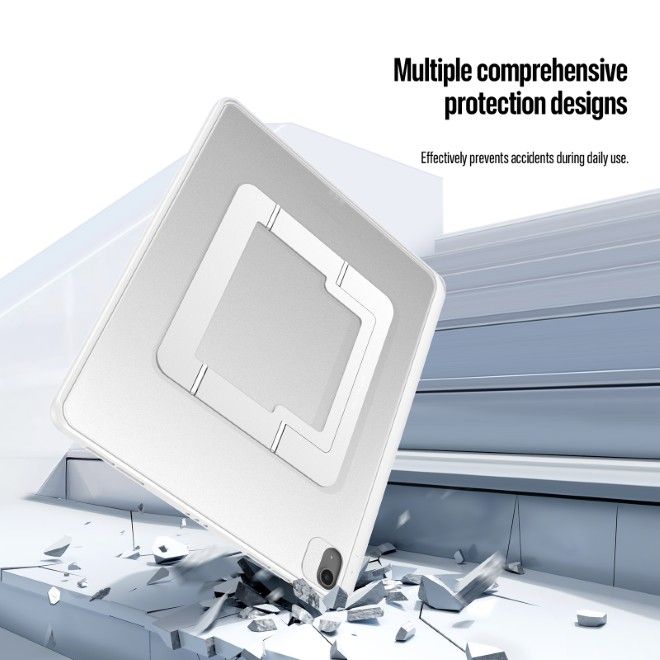 Dux Ducis - iPad Air 13 (2026/2025/2024) Hülle - PC Hardcase mit Standfunktion - Axis Series - weiss
