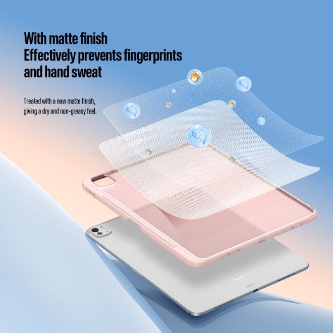 Dux Ducis - iPad Pro 13 (2025/2024) Hülle - PC Hardcase mit Standfunktion - Axis Series - pink