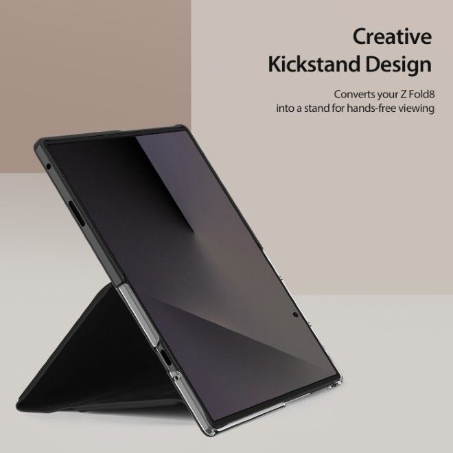 Dux Ducis - Samsung Galaxy Z Fold8 Hülle - Leder Case - Bril Series - schwarz
