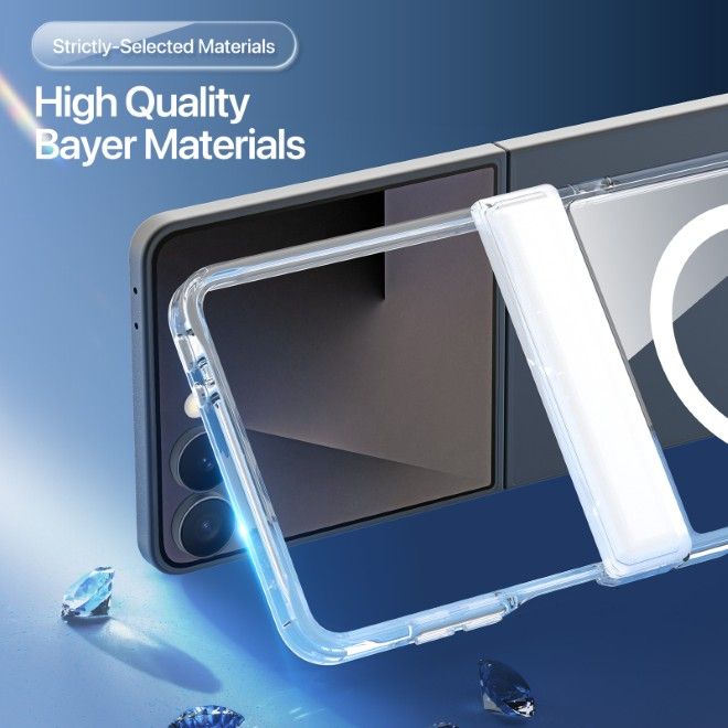 Dux Ducis - Samsung Galaxy Z Flip8 Hülle - Hardcase - Clin Mag Series - transparent