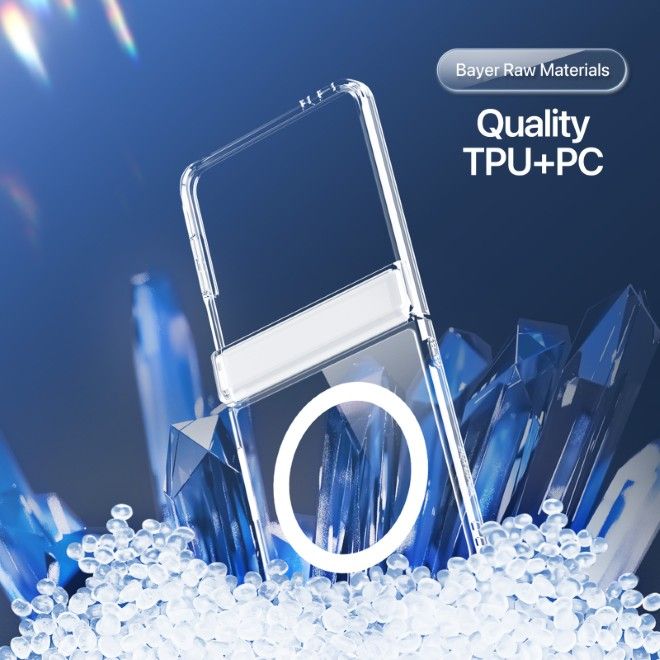 Dux Ducis - Samsung Galaxy Z Flip8 Hülle - Hardcase - Clin Mag Series - transparent