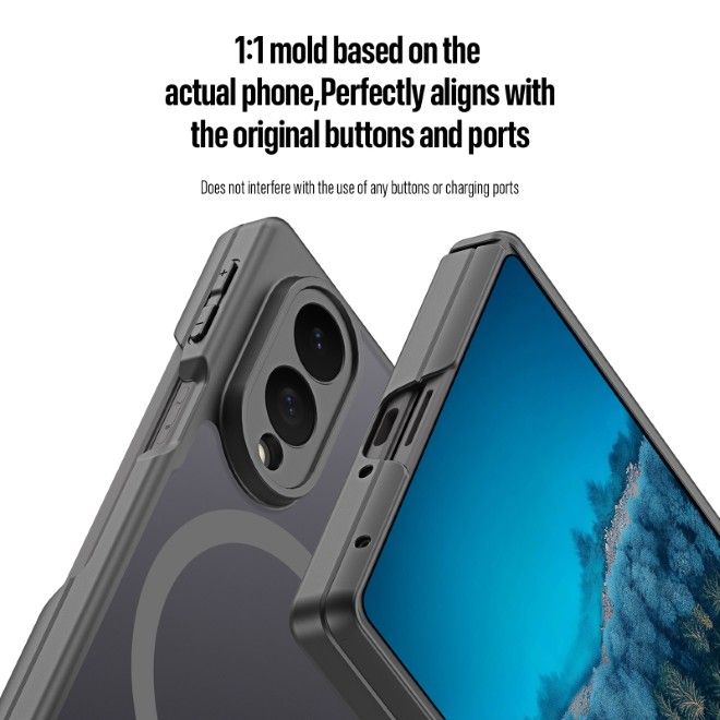 Dux Ducis - Samsung Galaxy Z Fold8 Hülle - Hardcase mit MagSafe - Expn Series - schwarz