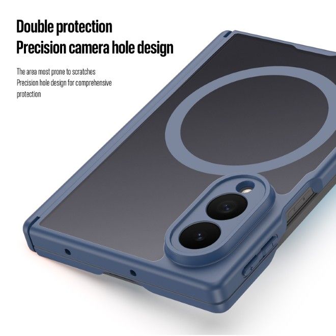 Dux Ducis - Samsung Galaxy Z Fold8 Hülle - Hardcase mit MagSafe - Expn Series - blau