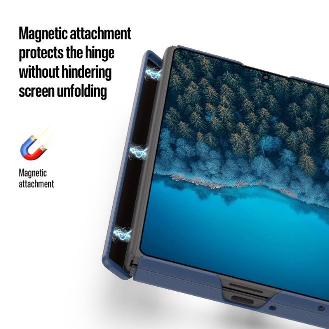 Dux Ducis - Samsung Galaxy Z Fold8 Hülle - Hardcase mit MagSafe - Expn Series - blau