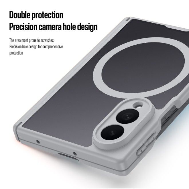 Dux Ducis - Samsung Galaxy Z Fold8 Hülle - Hardcase mit MagSafe - Expn Series - grau