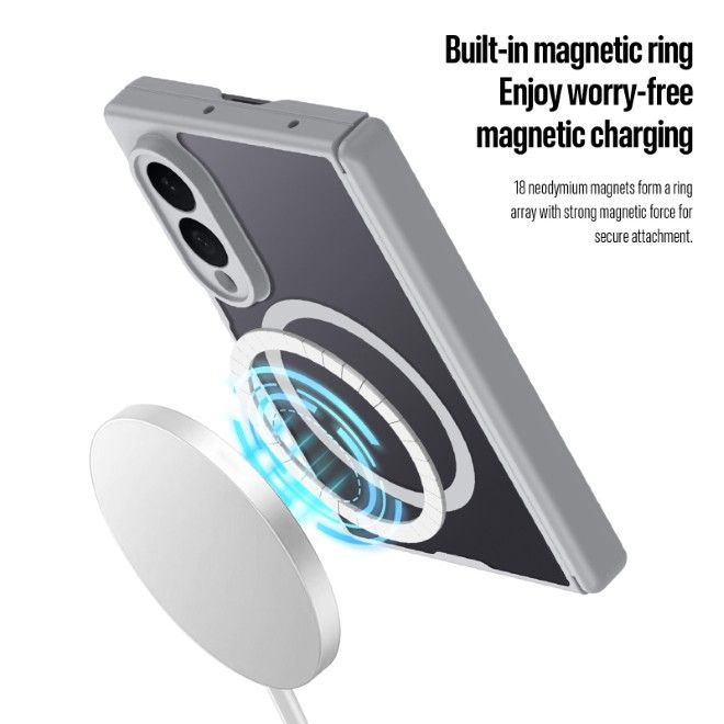 Dux Ducis - Samsung Galaxy Z Fold8 Hülle - Hardcase mit MagSafe - Expn Series - grau