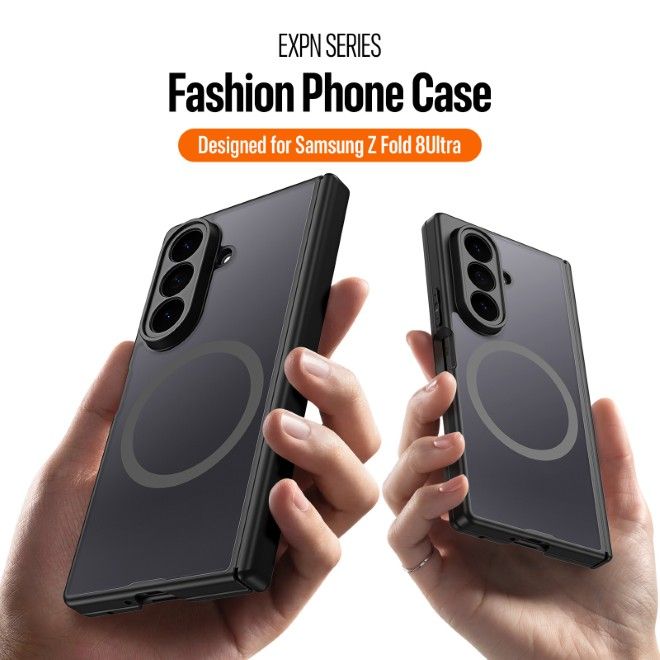 Dux Ducis - Samsung Galaxy Z Fold8 Ultra Hülle - Hardcase mit MagSafe - Expn Series - schwarz